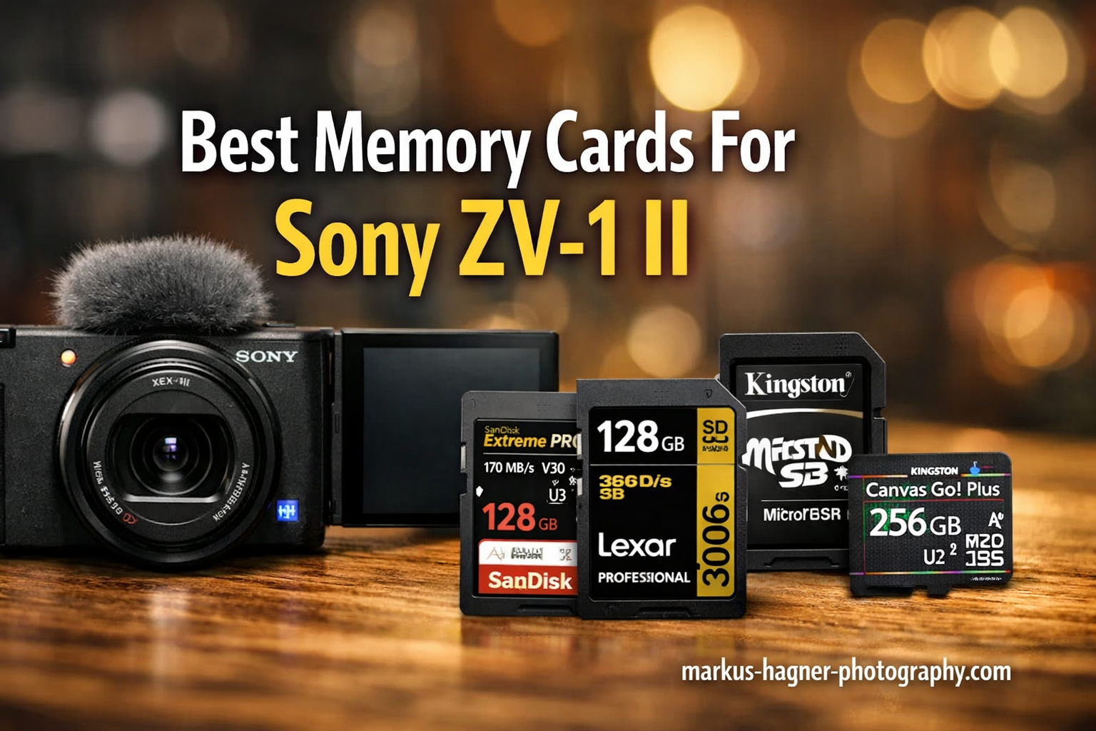 Best Memory Cards For Sony ZV-1 II