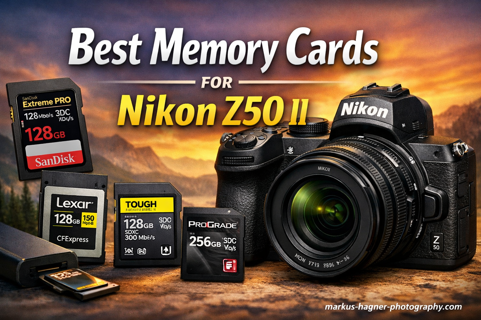 Best Memory Cards for Nikon Z50 II