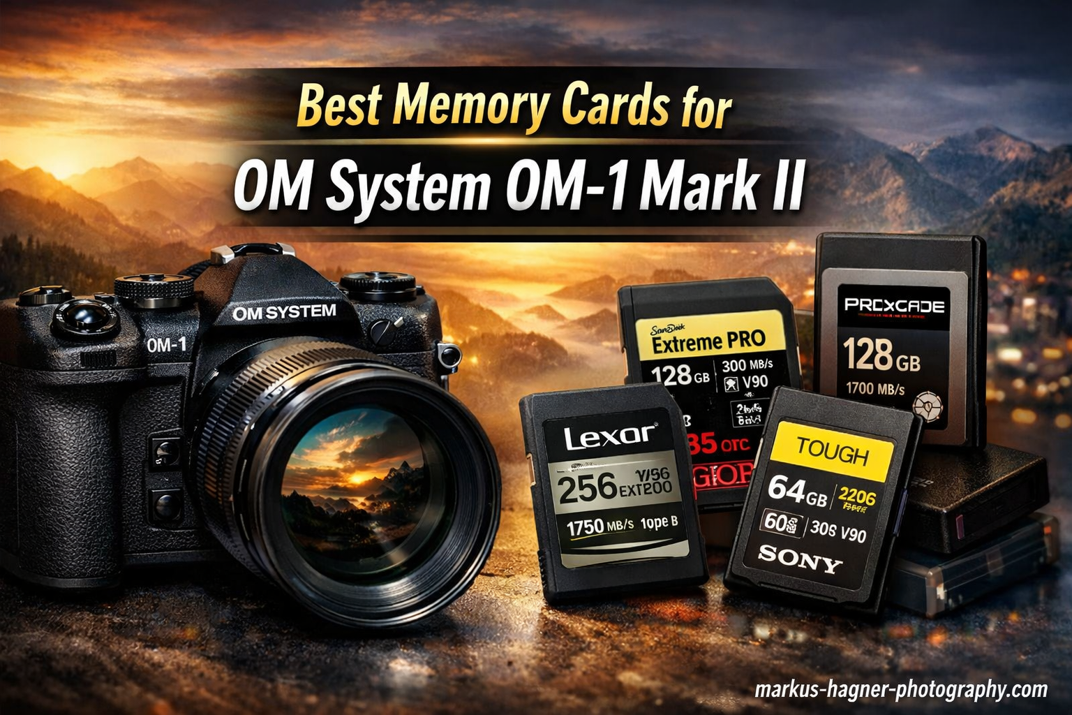 Best Memory Cards for OM System OM-1 Mark II