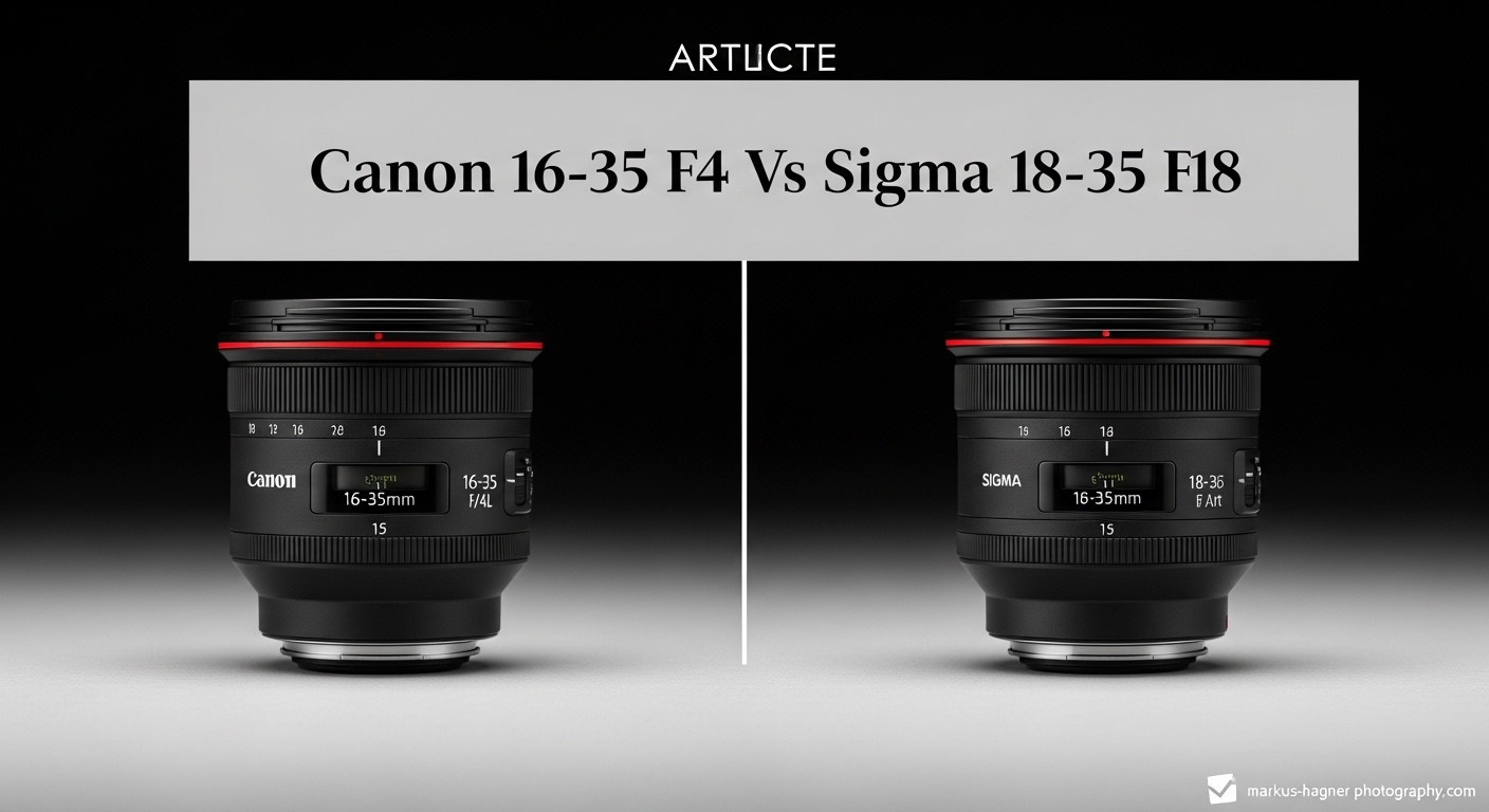 Canon 16 35 F4 Vs Sigma 18 35 F1 8