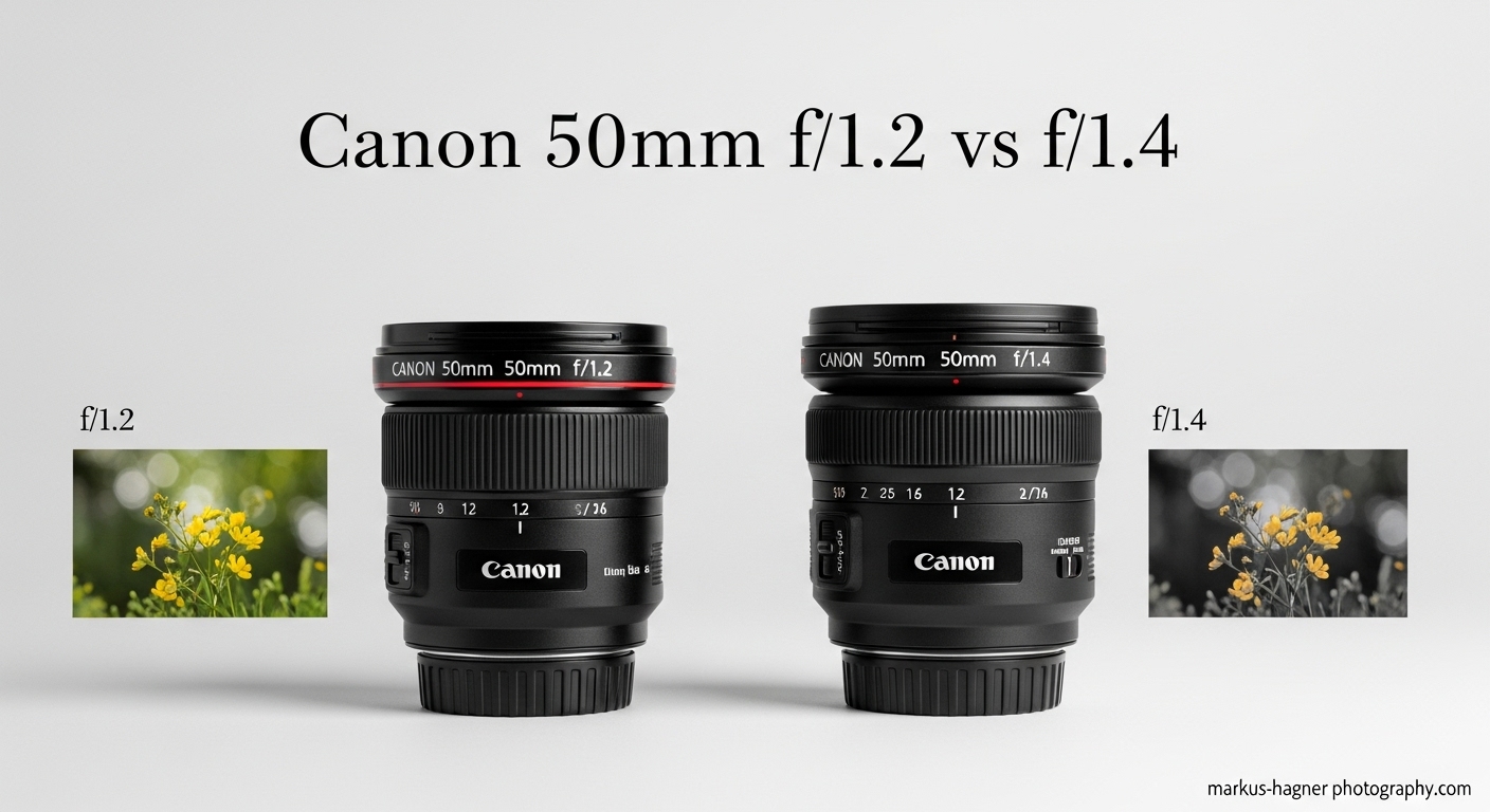 Canon 50Mm 1.2 Vs 1.4