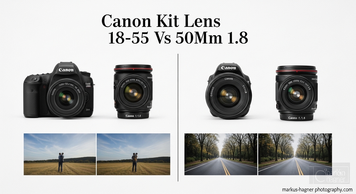 Canon Kit Lens 18-55 Vs 50Mm 1.8