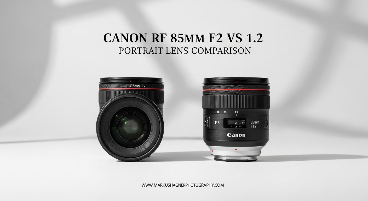 Canon RF 85mm F2 vs 1.2