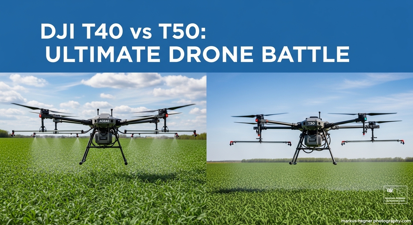 DJI T40 vs T50
