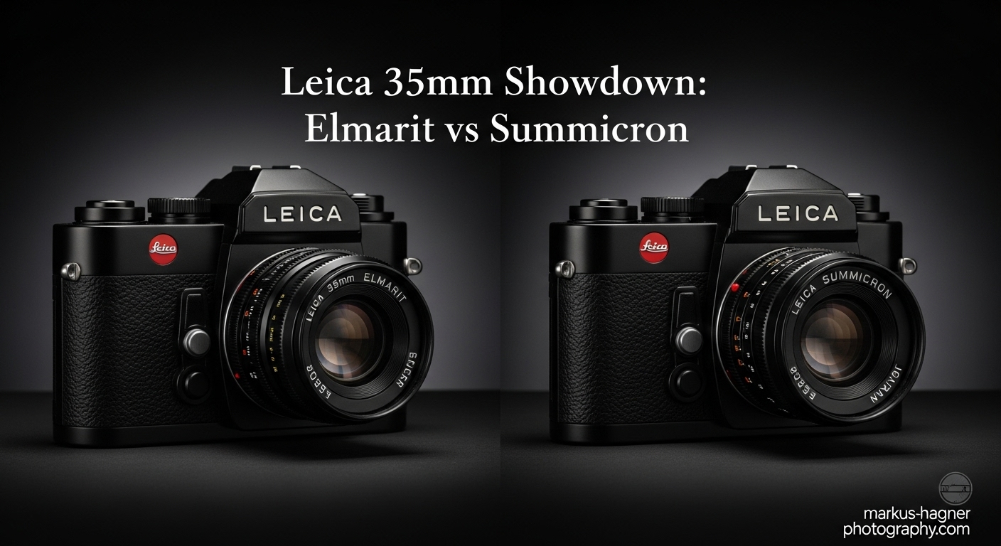Leica R 35mm Elmarit vs Summicron
