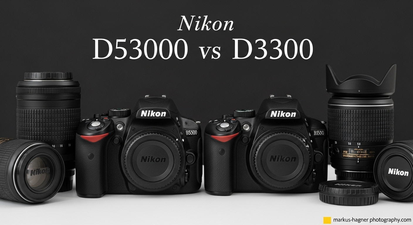 Nikon D5300 vs D3300