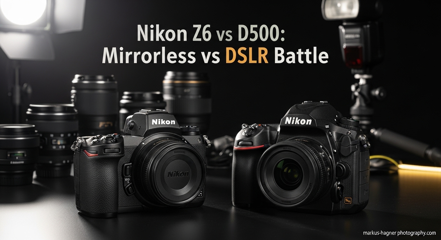 Nikon Z6 Vs D500