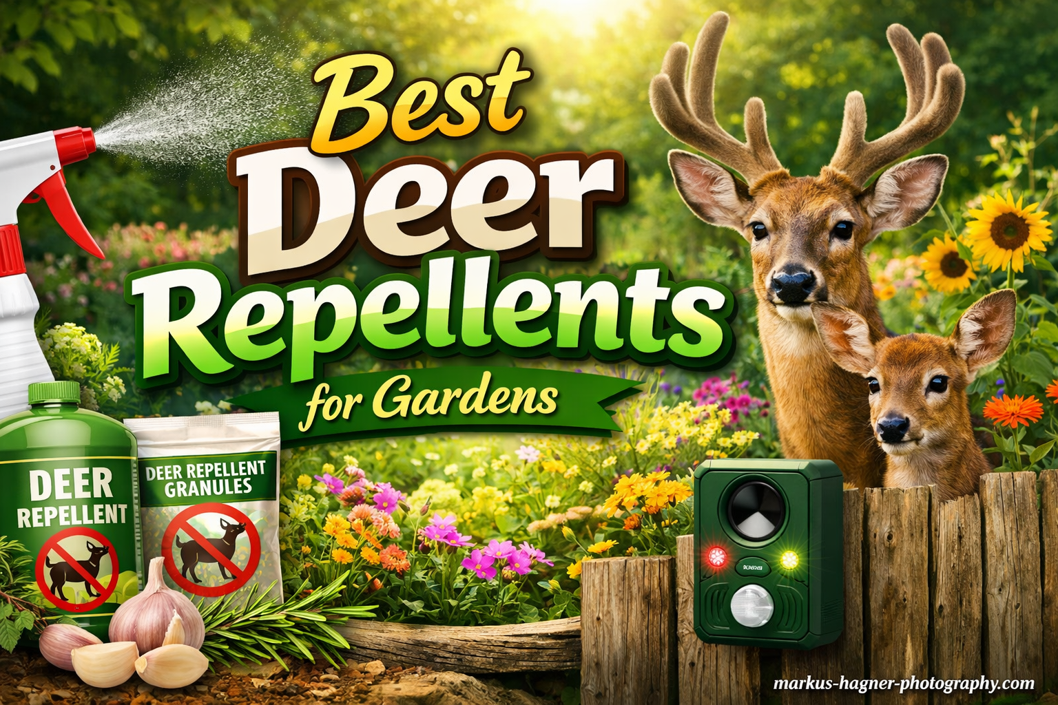 10 Best Deer Repellents for Gardens