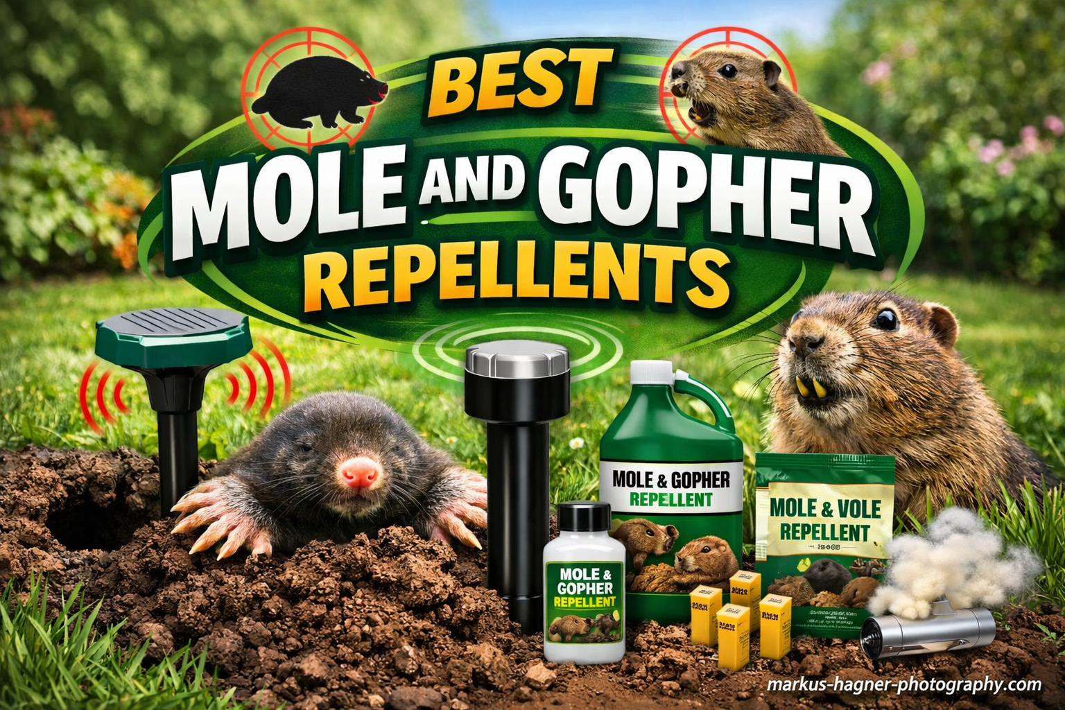 10 Best Mole and Gopher Repellents