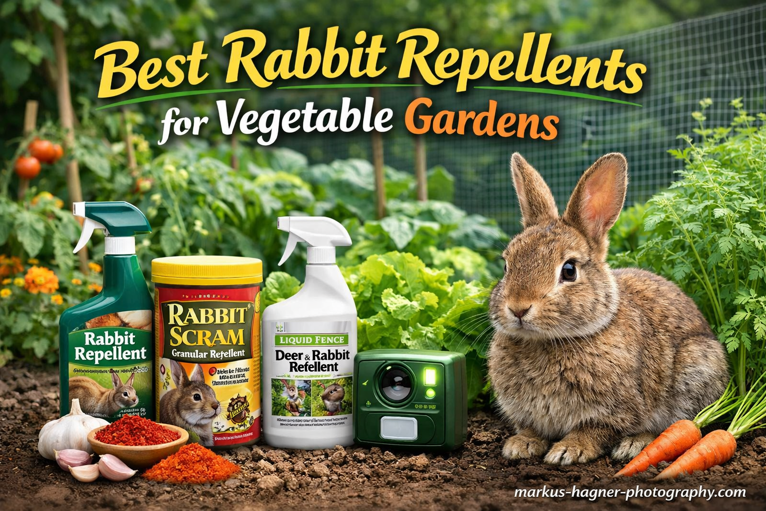 10 Best Rabbit Repellents for Vegetable Gardens