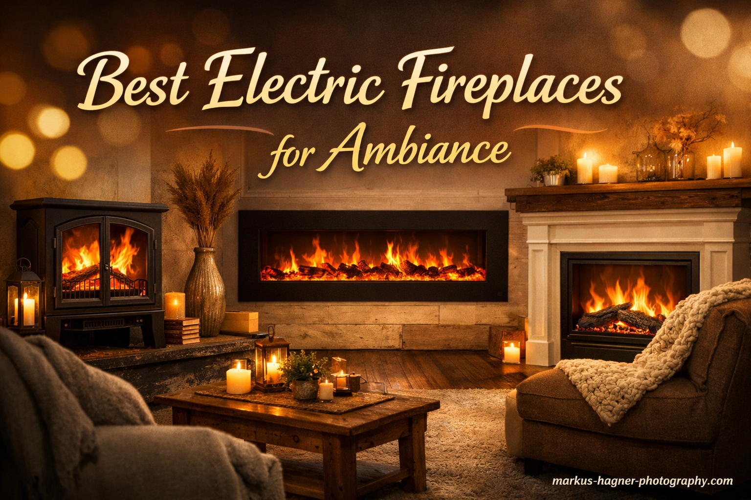 12 Best Electric Fireplaces for Ambiance
