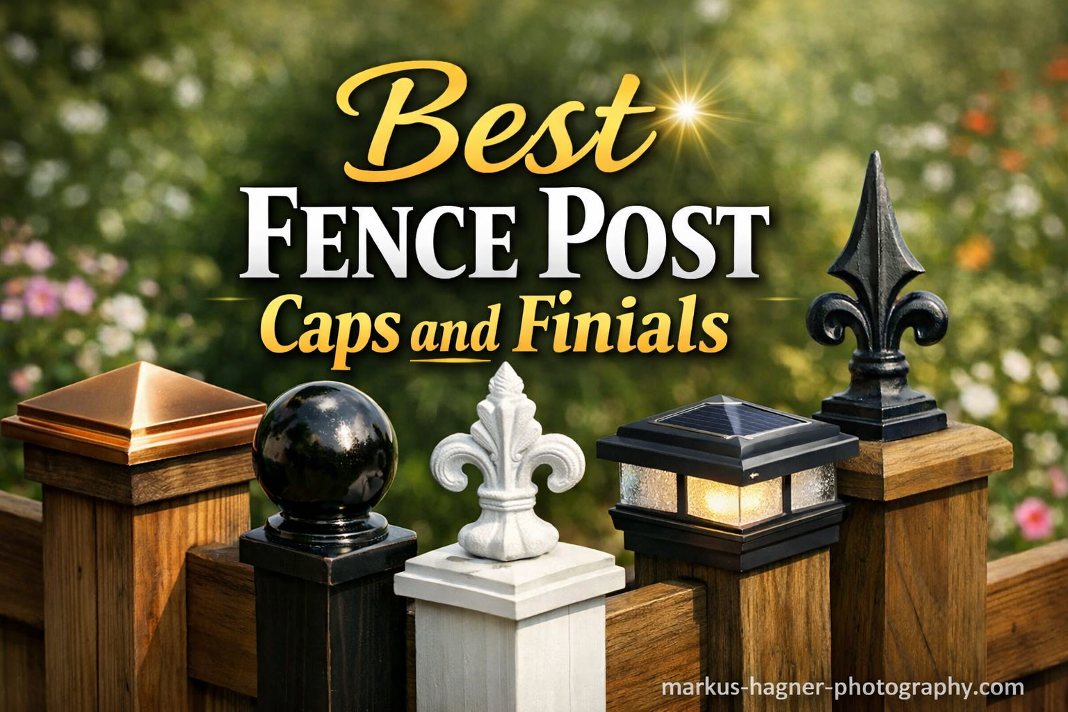 12 Best Fence Post Caps and Finials