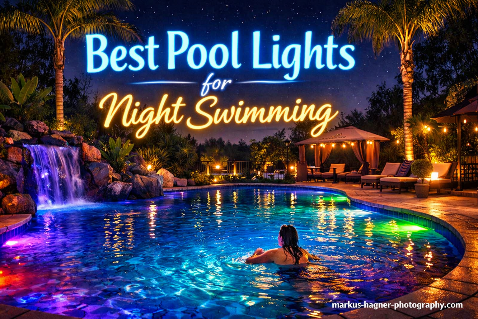 12 Best Pool Lights for Night Swimming