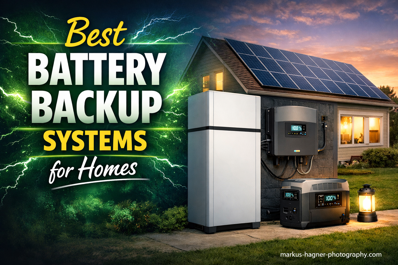 8 Best Battery Backup Systems for Homes