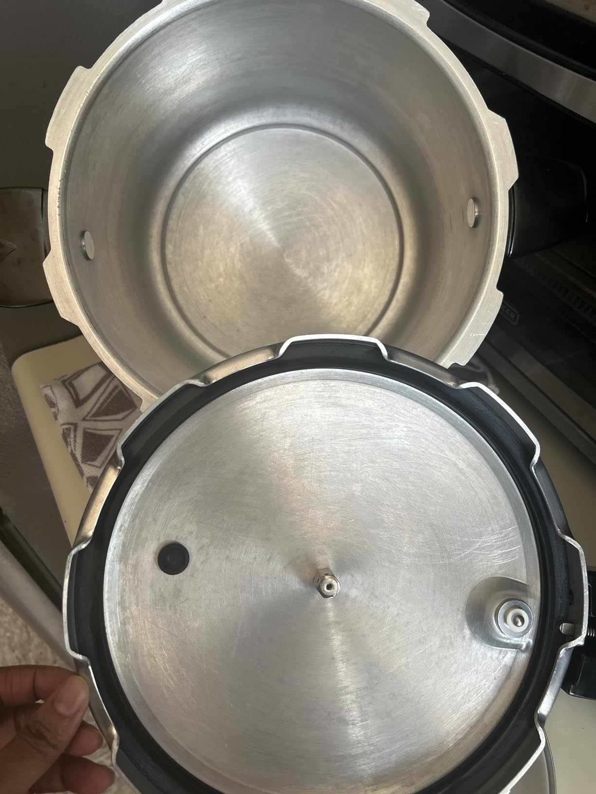 Presto 01264 6-Quart Aluminum Pressure Cooker, Silver - Customer Photo 1