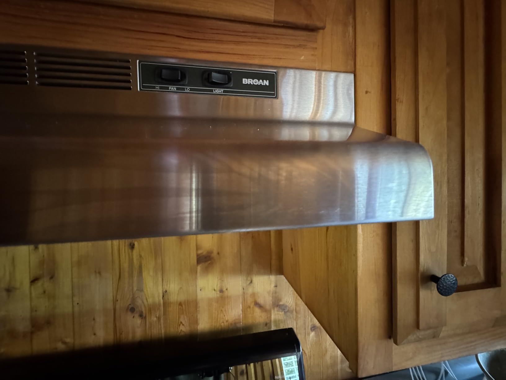 Broan-NuTone 413001 Non-Ducted Ductless Range Hood with Lights Exhaust Fan for Under Cabinet, 30-Inch, White - Customer Photo 3