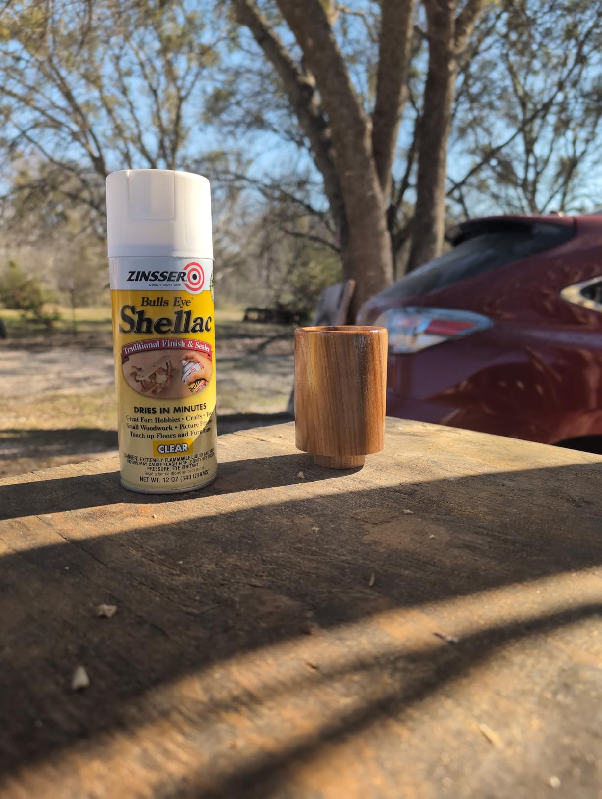 Zinsser 408 Bulls Eye Shellac Traditional Finish & Sealer Spray, 12 oz, Clear - Customer Photo 1