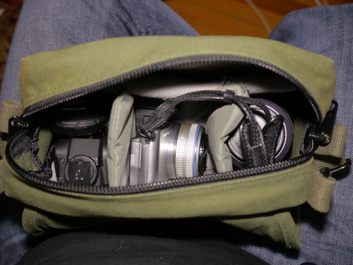 Domke 700-52D F-5XB Shoulder/Belt Bag (Olive) - Customer Photo 2