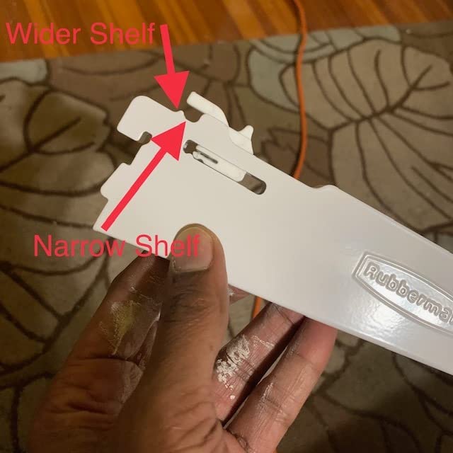 Rubbermaid Configurations Custom Closet Kit 4-8 Ft. Adjustable Metal Wire Shelving White Finish Expandable Organization System Hardware Included for Home Closet/Pantry/Laundry/Mudroom - Customer Photo 2