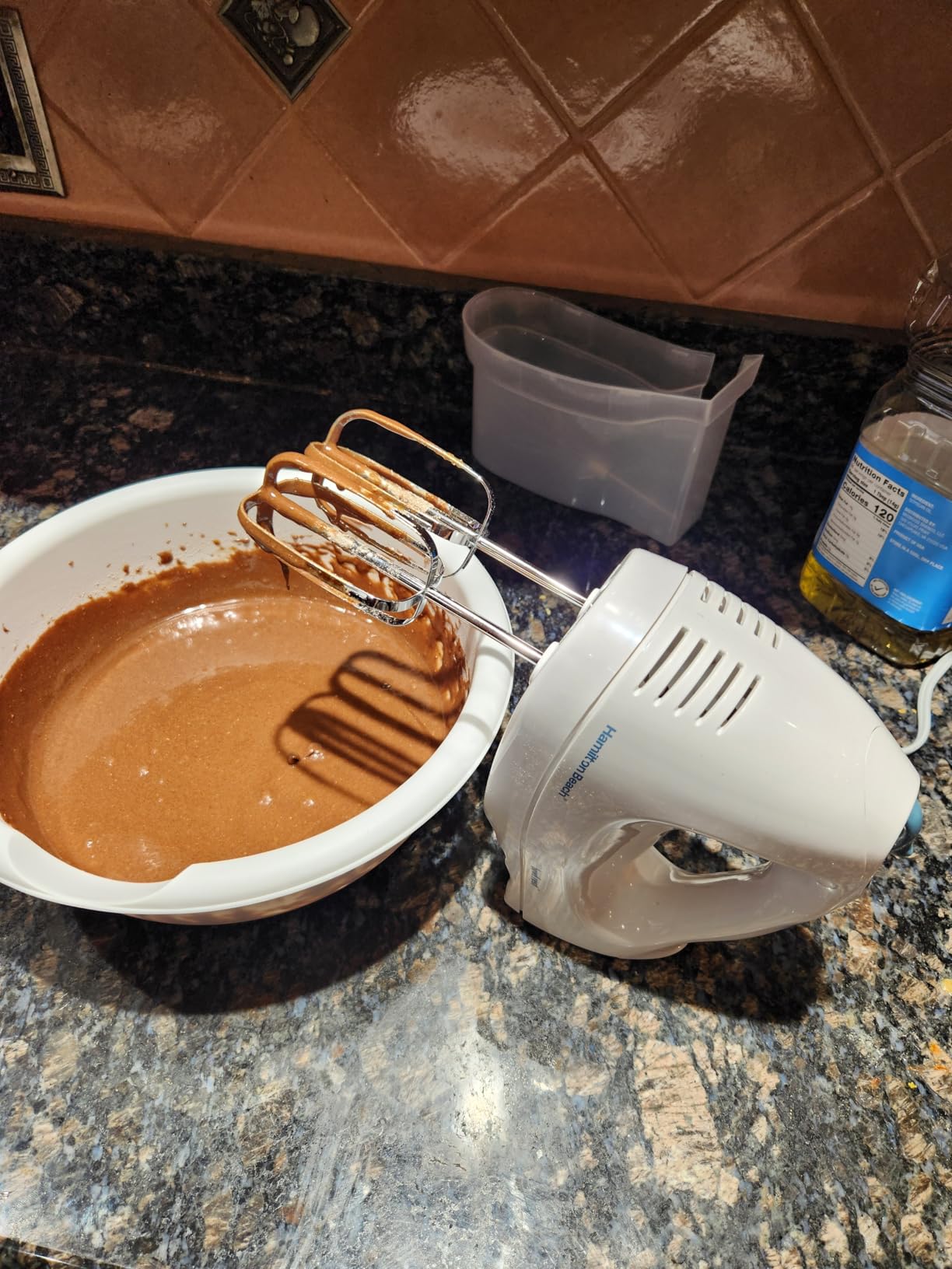 Hamilton Beach 6-Speed Electric Hand Mixer with Whisk, Traditional Beaters, Snap-On Storage Case, 250 Watts, White - Customer Photo 1