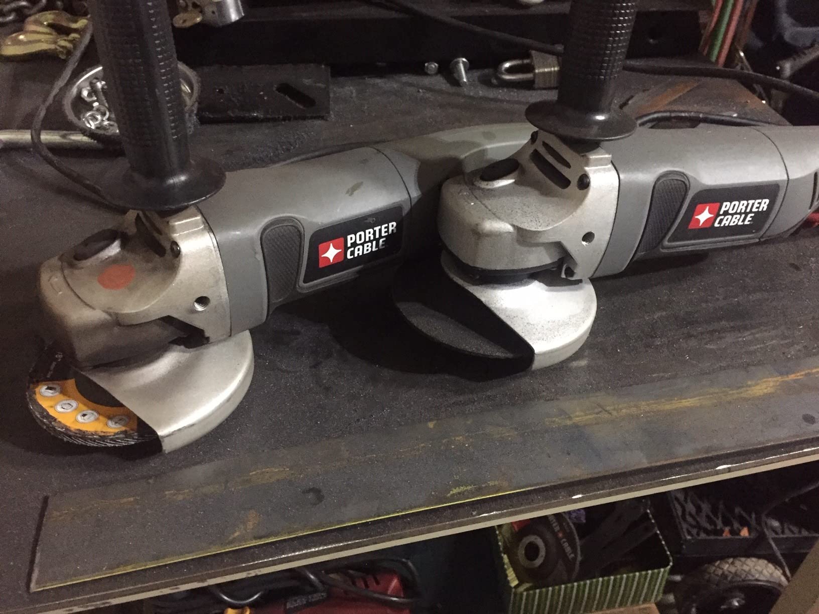 PORTER-CABLE Angle Grinder Tool, 4-1/2-Inch, 7.5-Amp (PC750AG) - Customer Photo 1