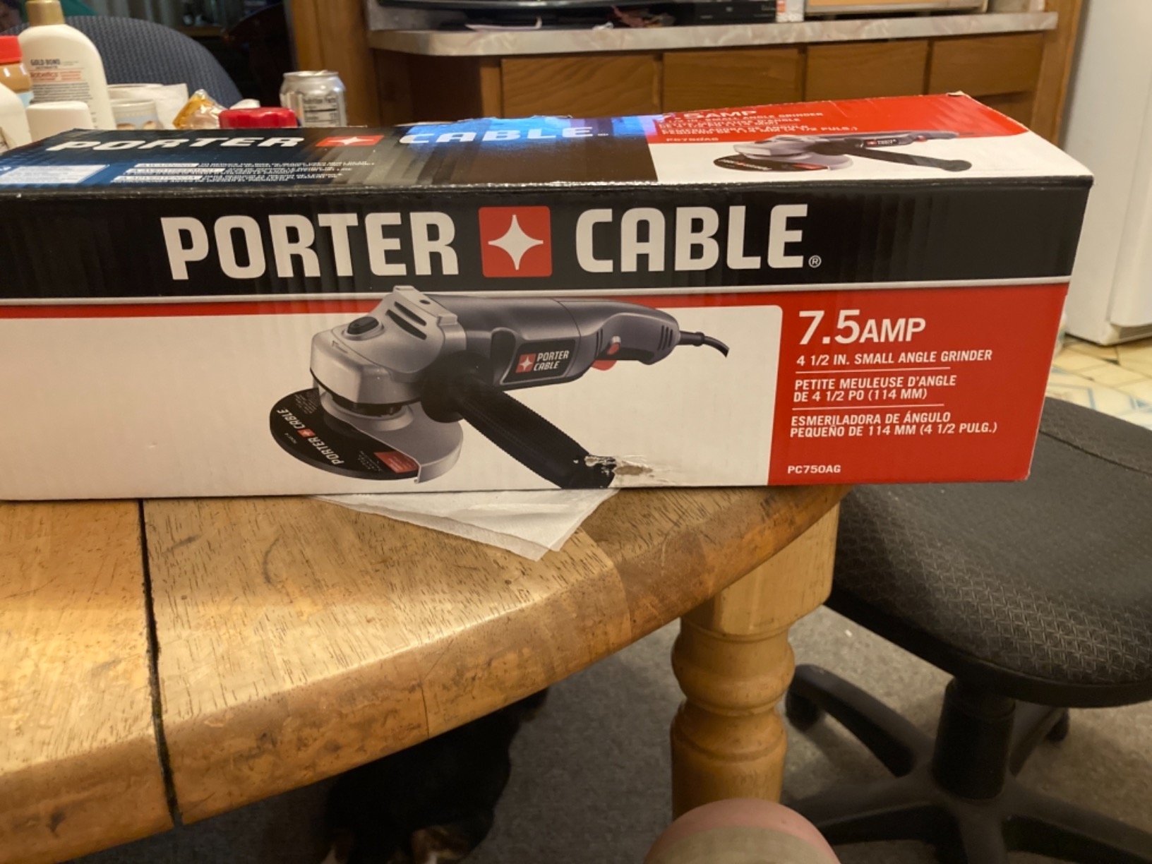 PORTER-CABLE Angle Grinder Tool, 4-1/2-Inch, 7.5-Amp (PC750AG) - Customer Photo 2