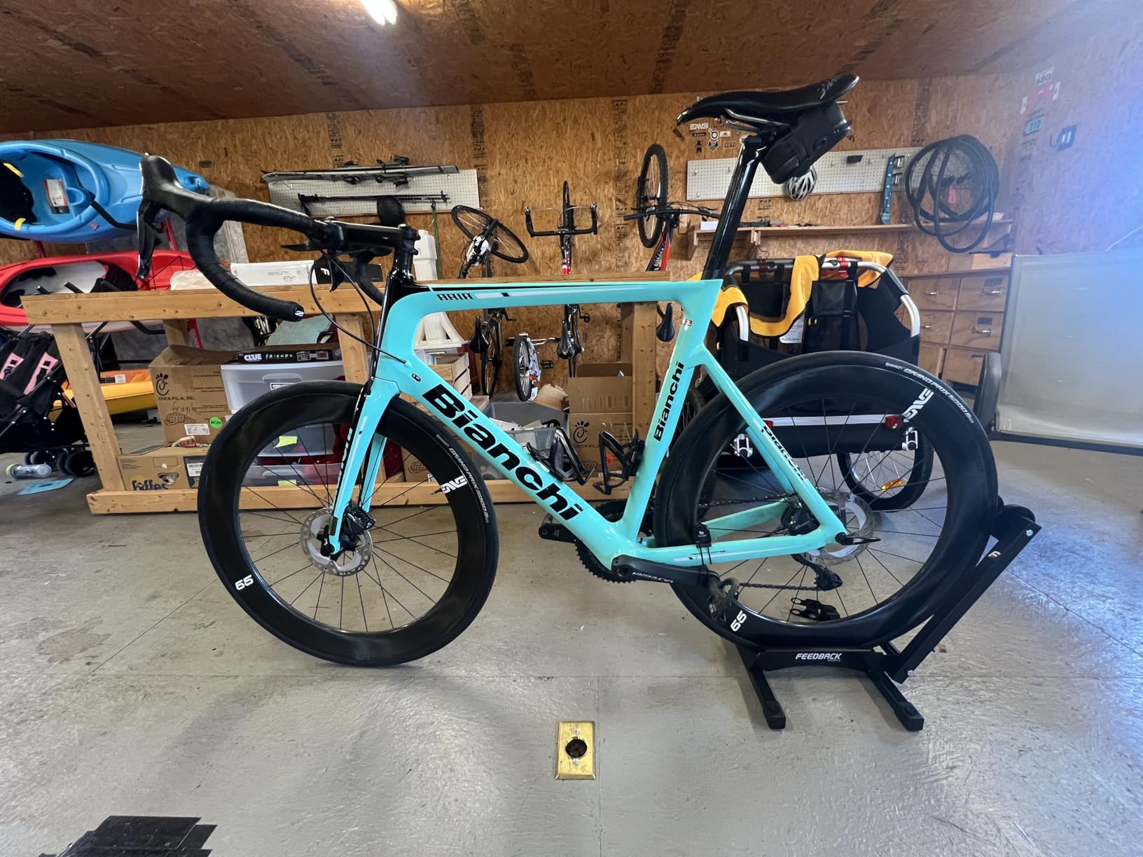 Feedback Sports | Rakk Bike Storage Rack | Freestanding Floor Bicycle Stand | Black - Customer Photo 1