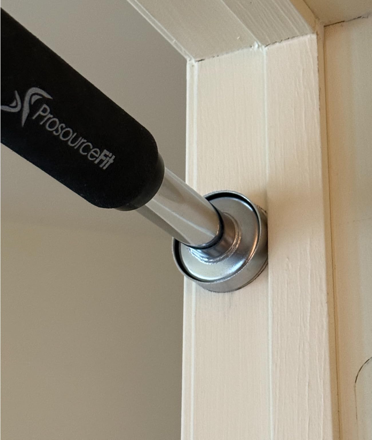 ProsourceFit Pull Up Bar for Multi Use Fitness & Home Gym Exercise - Customer Photo 2