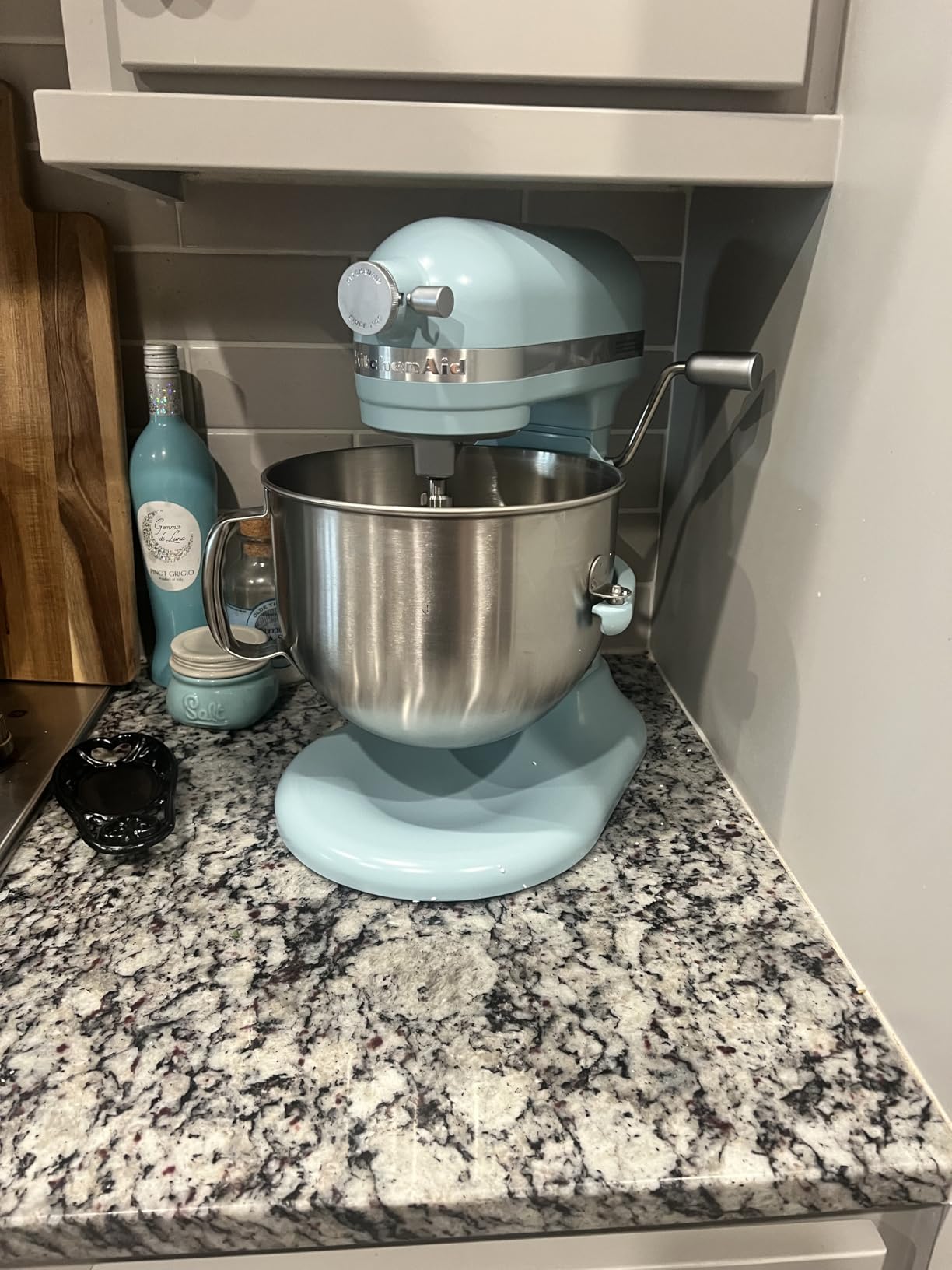 KitchenAid Classic Series 4.5 Quart Tilt-Head Stand Mixer K45SS, Onyx Black - Customer Photo 1