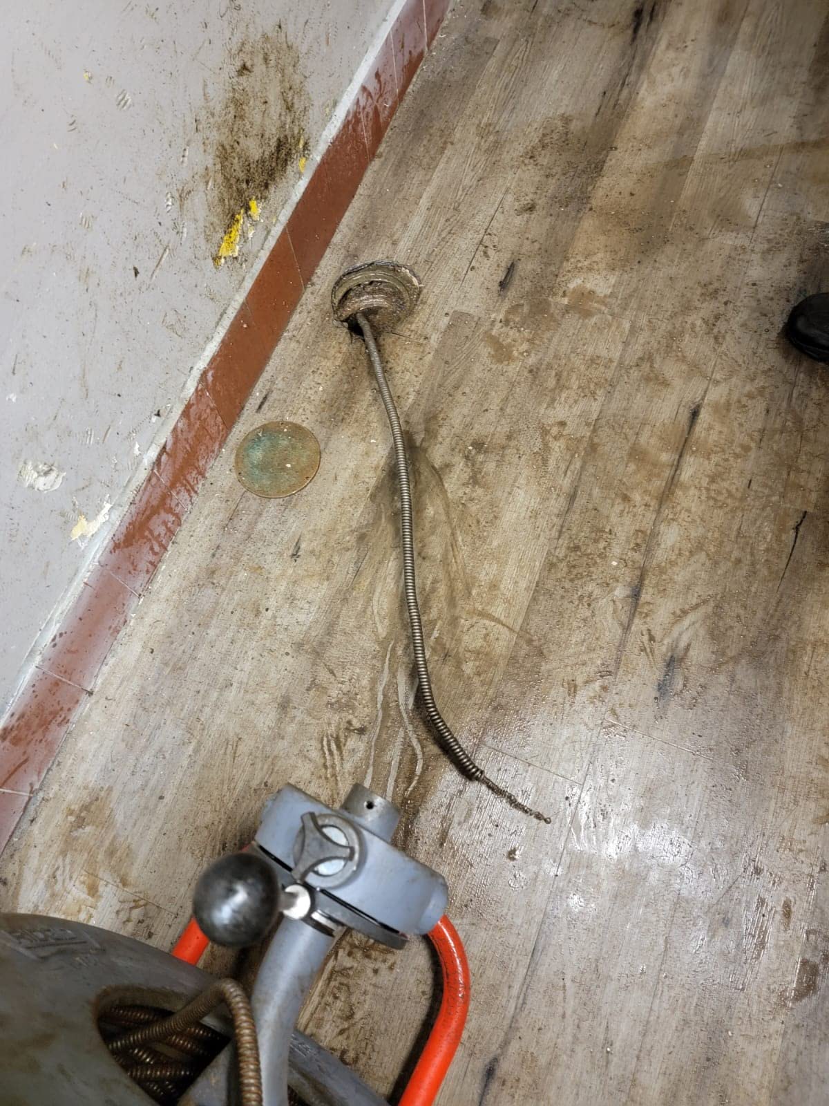 RIDGID 47047 K-750 Drum Machine with C-24 5/8 Inch x 100 Foot Drain Cleaning Cable and AUTOFEED Control, Drain Cleaning Machine - Customer Photo 1