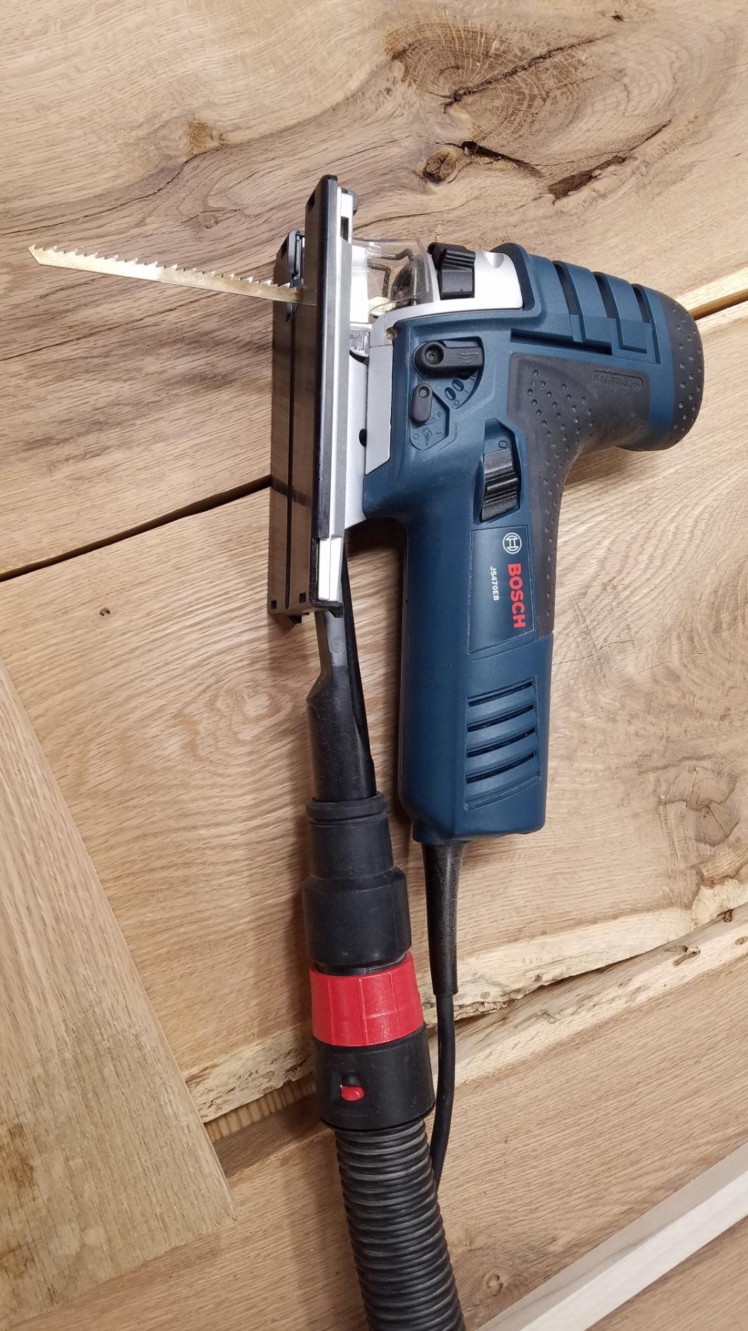BOSCH JS470EB Corded Barrel-Grip Jig Saw - 120V Low Vibration, 7 Amp Variable Speed for Smooth Cutting up to 5-7/8 Inch on Wood, 3/8 Inch on Steel For Countertops - Customer Photo 3