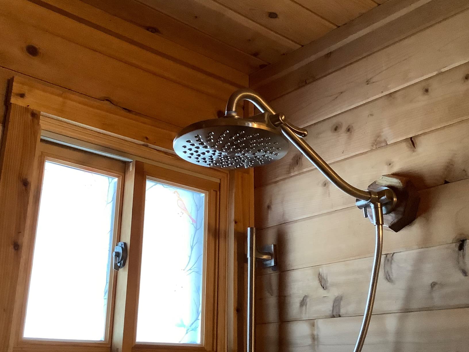 Moen Velocity Chrome Two-Function Rainshower 8-Inch Shower Head with Immersion Technology for a High-Pressure Rinse, S6320 - Customer Photo 1