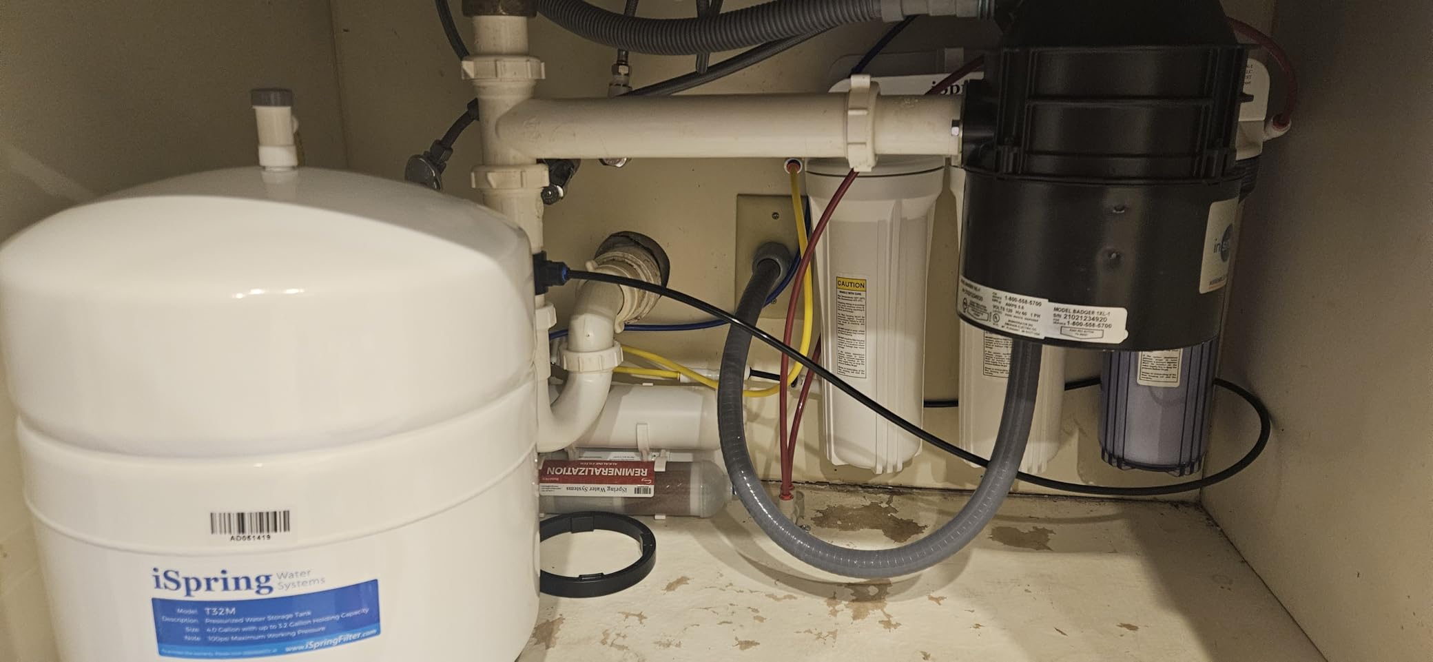 iSpring RCC7AK, NSF Certified, 75 GPD, Alkaline 6-Stage Reverse Osmosis System, pH+ Remineralization RO Water Filter System Under Sink, Patented Top-Mounted Faucet Design for Easy Installation customer photo 1