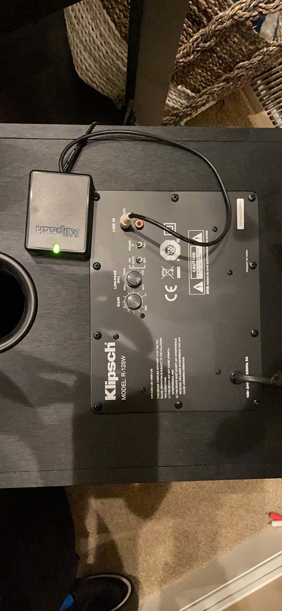 Klipsch WA-2 Wireless Subwoofer Kit with Easy Installation for Powerful Bass - Customer Photo 1