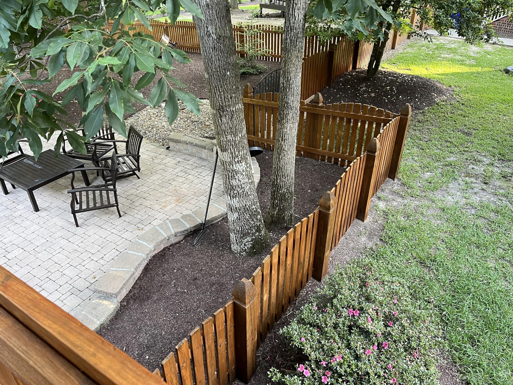 DEFY Extreme Wood Stain and Sealer in One - 1 Gallon Semi-Transparent Waterproof Coating for All Wood Types - Cedar Tone - Customer Photo 1