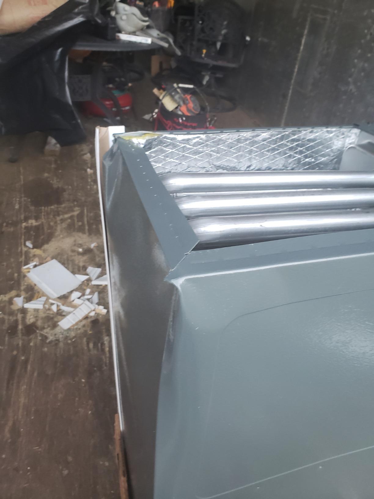 Goodman 80,000 BTU 80% Efficiency multi-speed, single-stage upflow/horizontal Furnace Model: (GR9S800804BN) Cabinet is 17.5 inches wide-R32 Ready-Nationwide installation-NOT including CA - Customer Photo 1