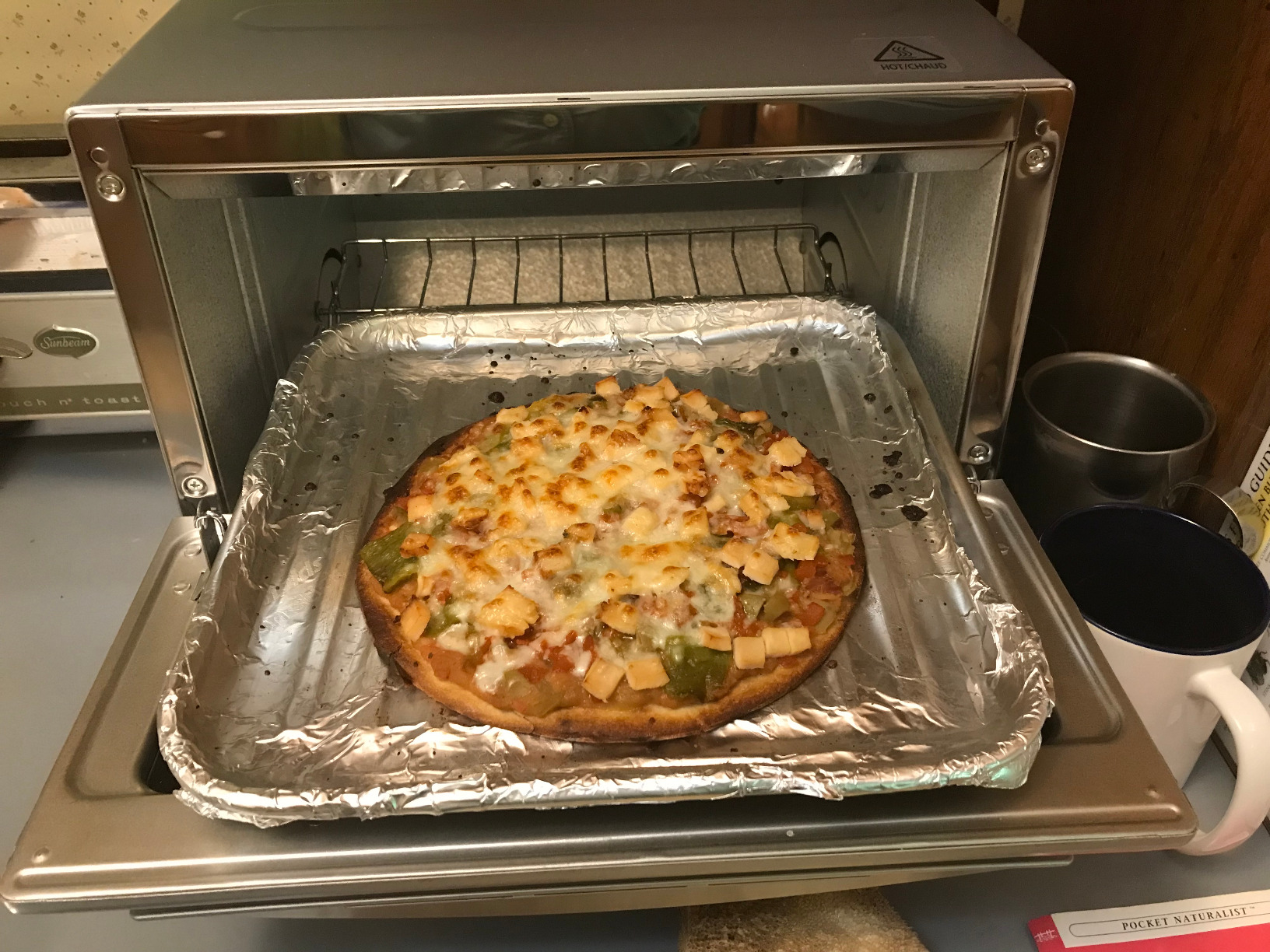 Panasonic FlashXpress Toaster Oven Countertop, 4-Slice Small Toaster Oven Compact Size with Double Infrared Heating, 6 Auto Cook Options and Precise Temperature Control, 1300W - NB-G110P (Silver) - Customer Photo 1