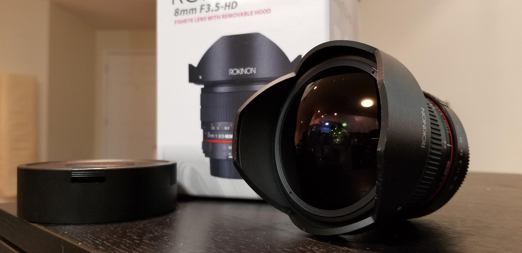 Rokinon HD8M-C 8mm f/3.5 HD Fisheye Lens with Removeable Hood for Canon DSLR customer photo 1
