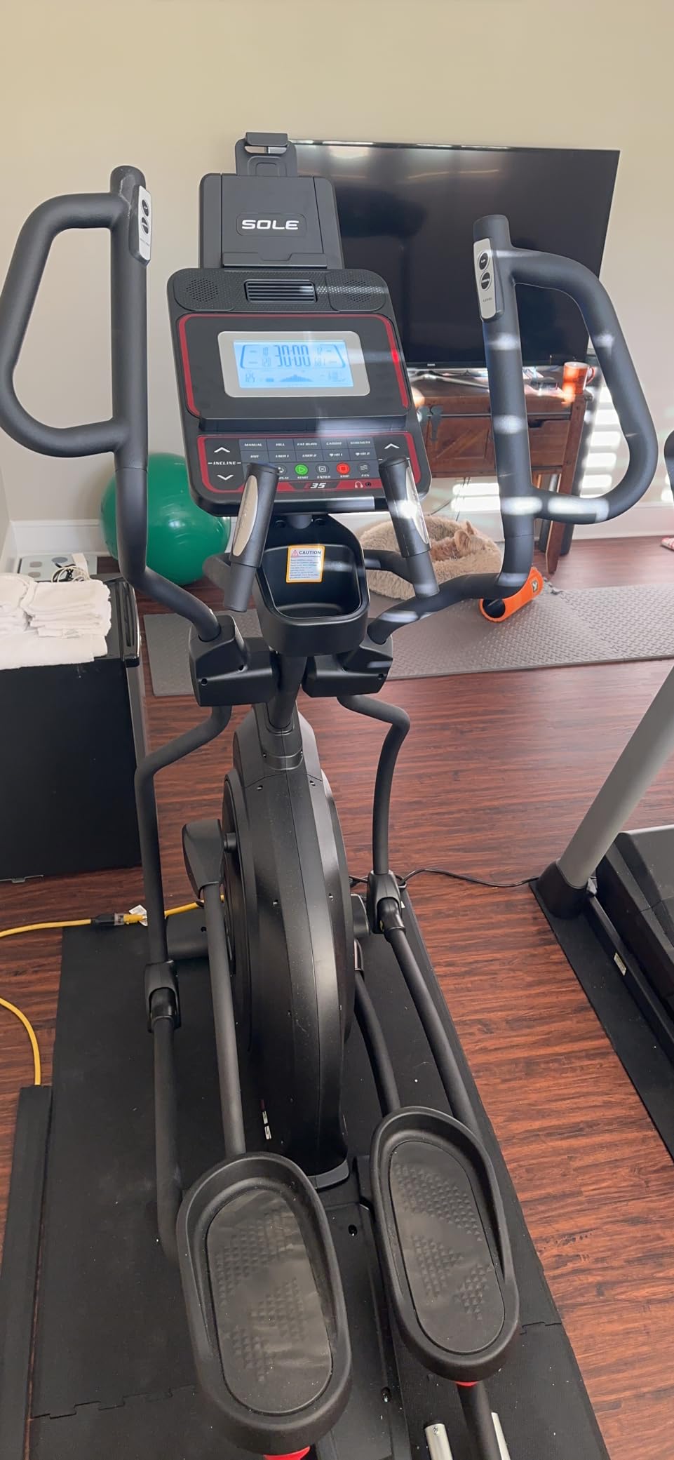 SOLE Fitness Elliptical Exercise Machines, Models E25, E35, E95, E95S, E98, Elliptical Machines for Home Use, Home Exercise Equipment for Cardio Training - Customer Photo 1