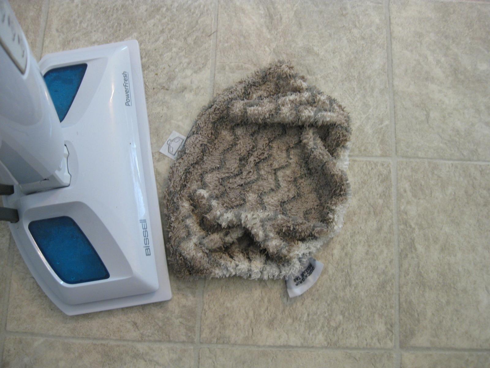 Bissell Power Fresh Steam Mop with Natural Sanitization, Floor Steamer, Tile Cleaner, and Hard Wood Floor Cleaner with Flip-Down Easy Scrubber, 1940A - Customer Photo 1