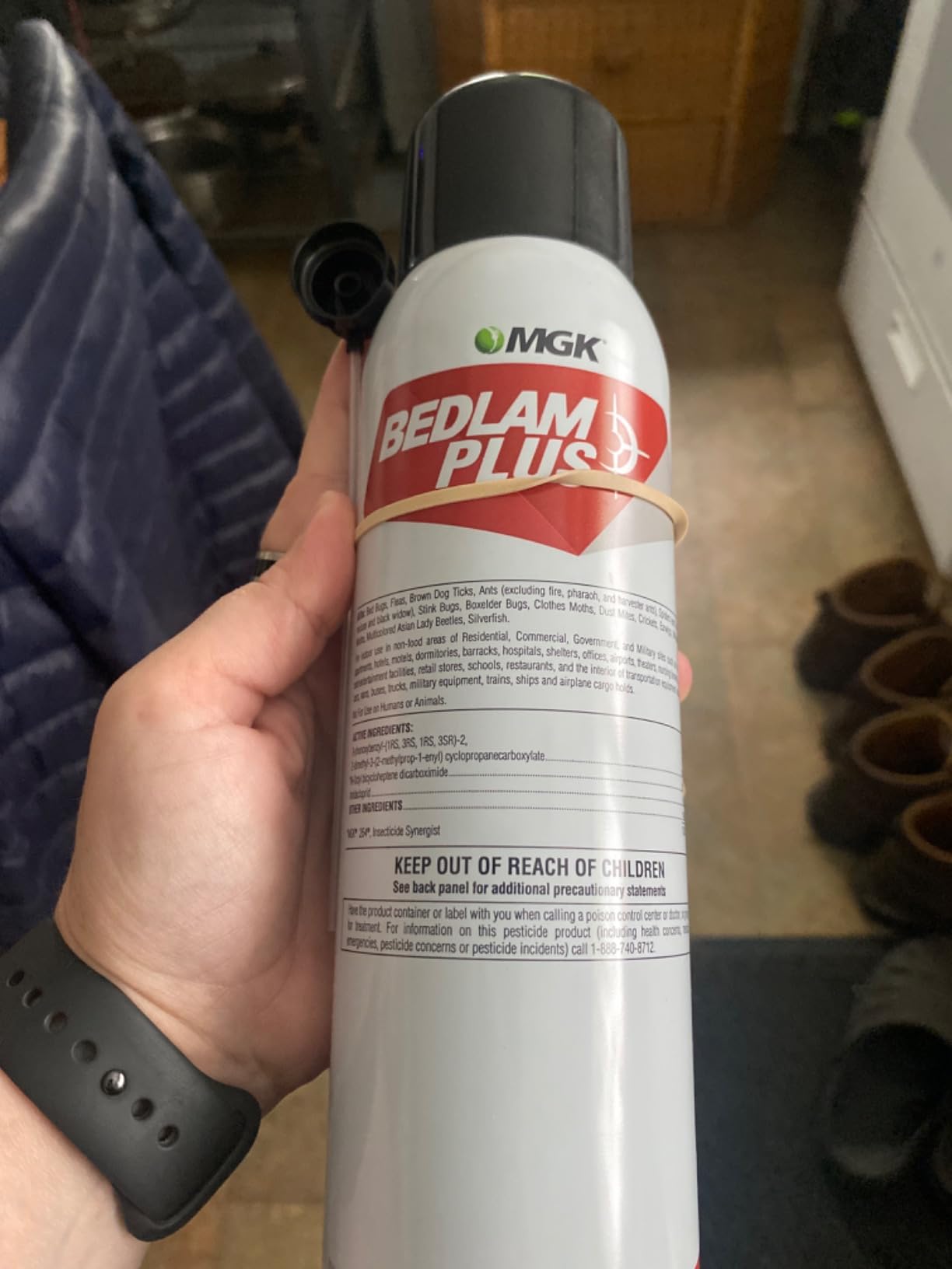 MGK Bedlam Plus | Fast-Acting Bed Bug Spray Aerosol | Insecticide Spray | for Indoor Use on Mattresses, Wood Furniture and Carpets | 17 Ounce Can - Customer Photo 1