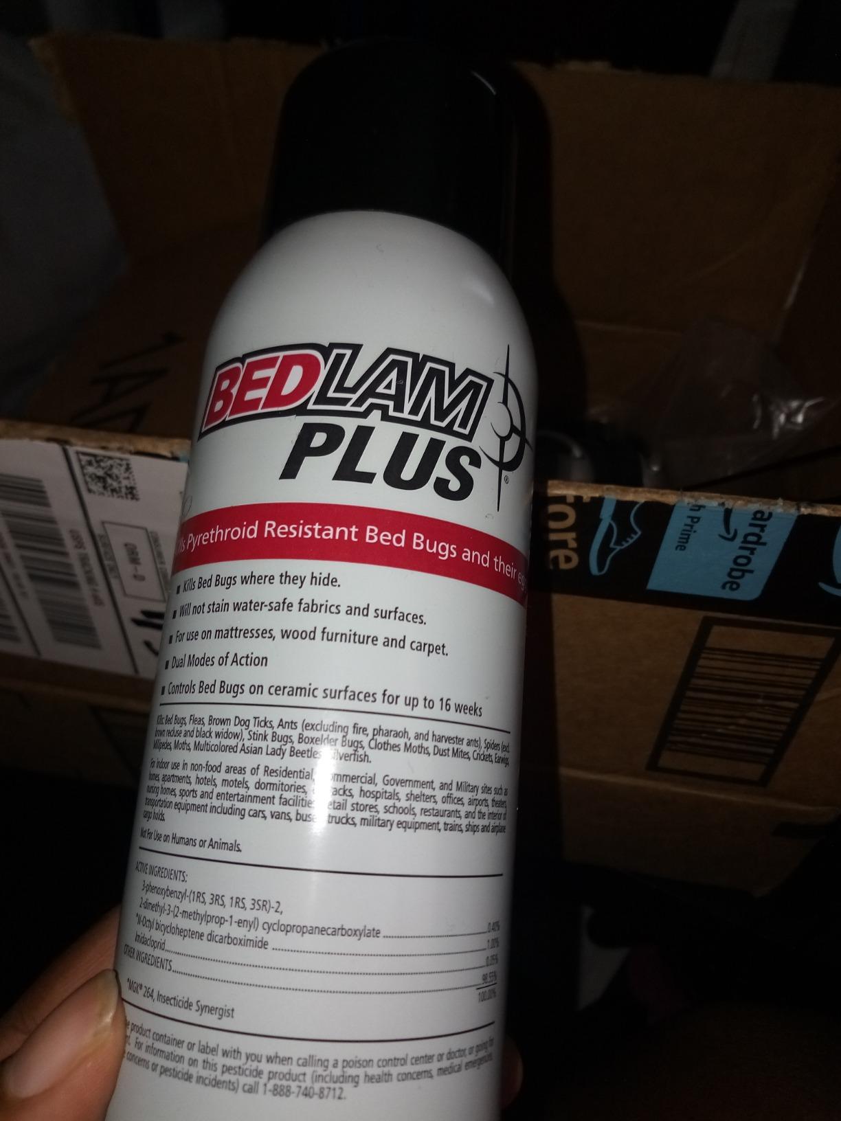 MGK Bedlam Plus | Fast-Acting Bed Bug Spray Aerosol | Insecticide Spray | for Indoor Use on Mattresses, Wood Furniture and Carpets | 17 Ounce Can - Customer Photo 2
