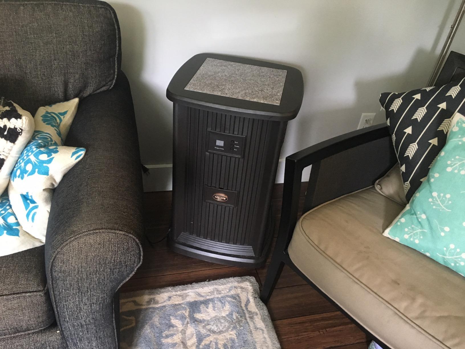 AIRCARE Digital Whole-House Pedestal-Style Evaporative Humidifier (Nutmeg) - Customer Photo 1