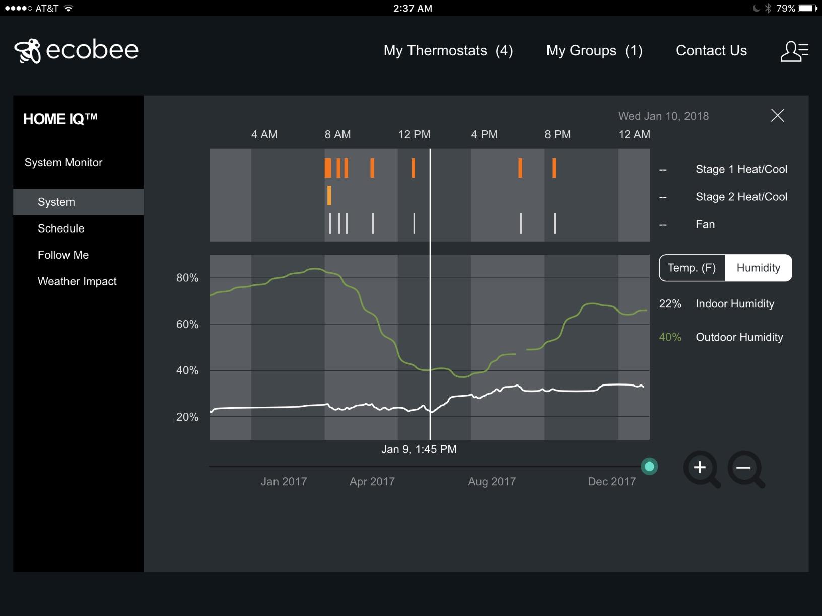AIRCARE Digital Whole-House Pedestal-Style Evaporative Humidifier (Nutmeg) - Customer Photo 2