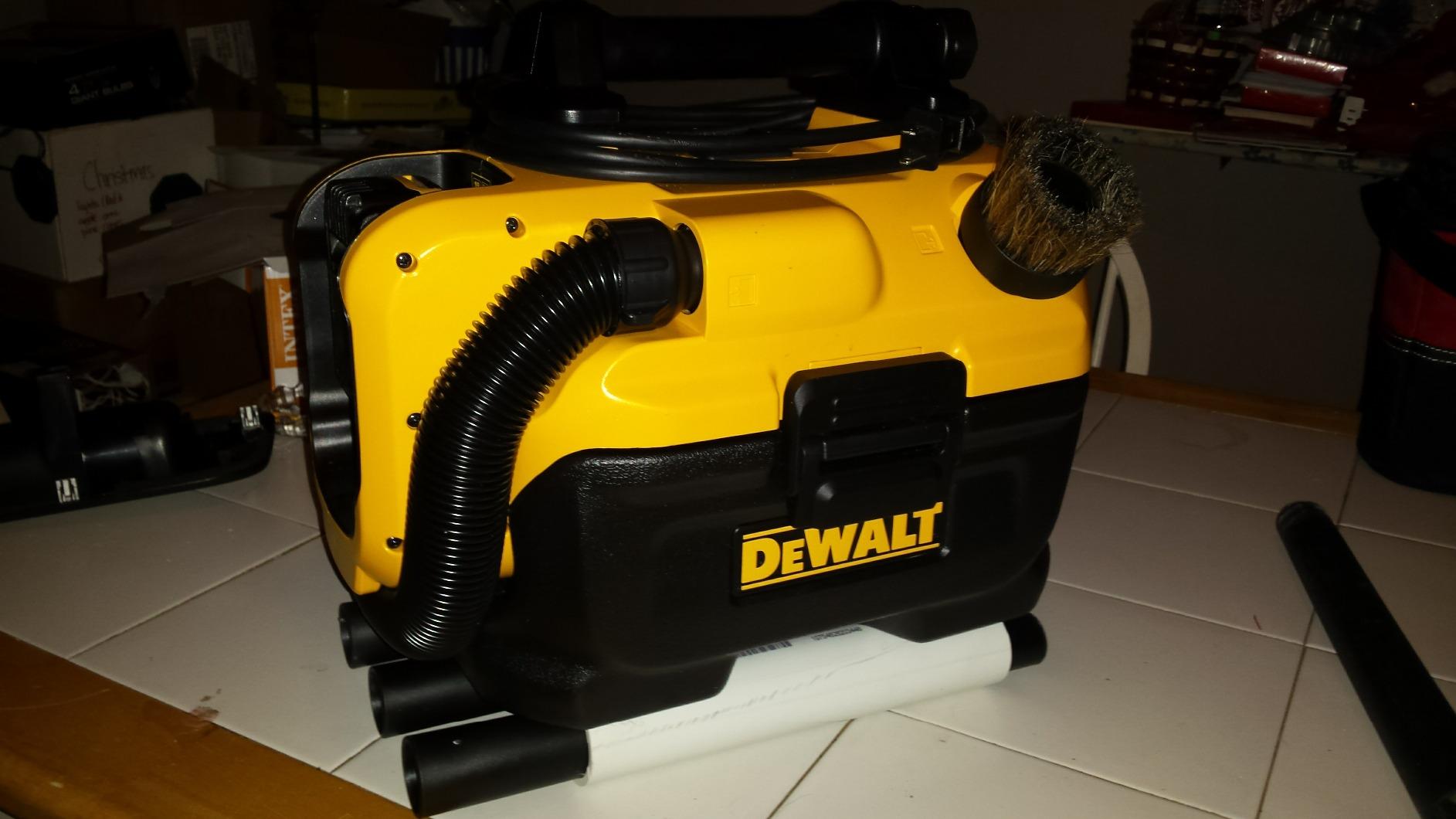 DEWALT 20V MAX Shop Vacuum Wet and Dry, Shop Vac 2 Gallon, Cordless and Corded Wet Dry Vacuum Cleaner, Wide Nozzle, Hepa Filter, Tool Only (DCV581H) - Customer Photo 2