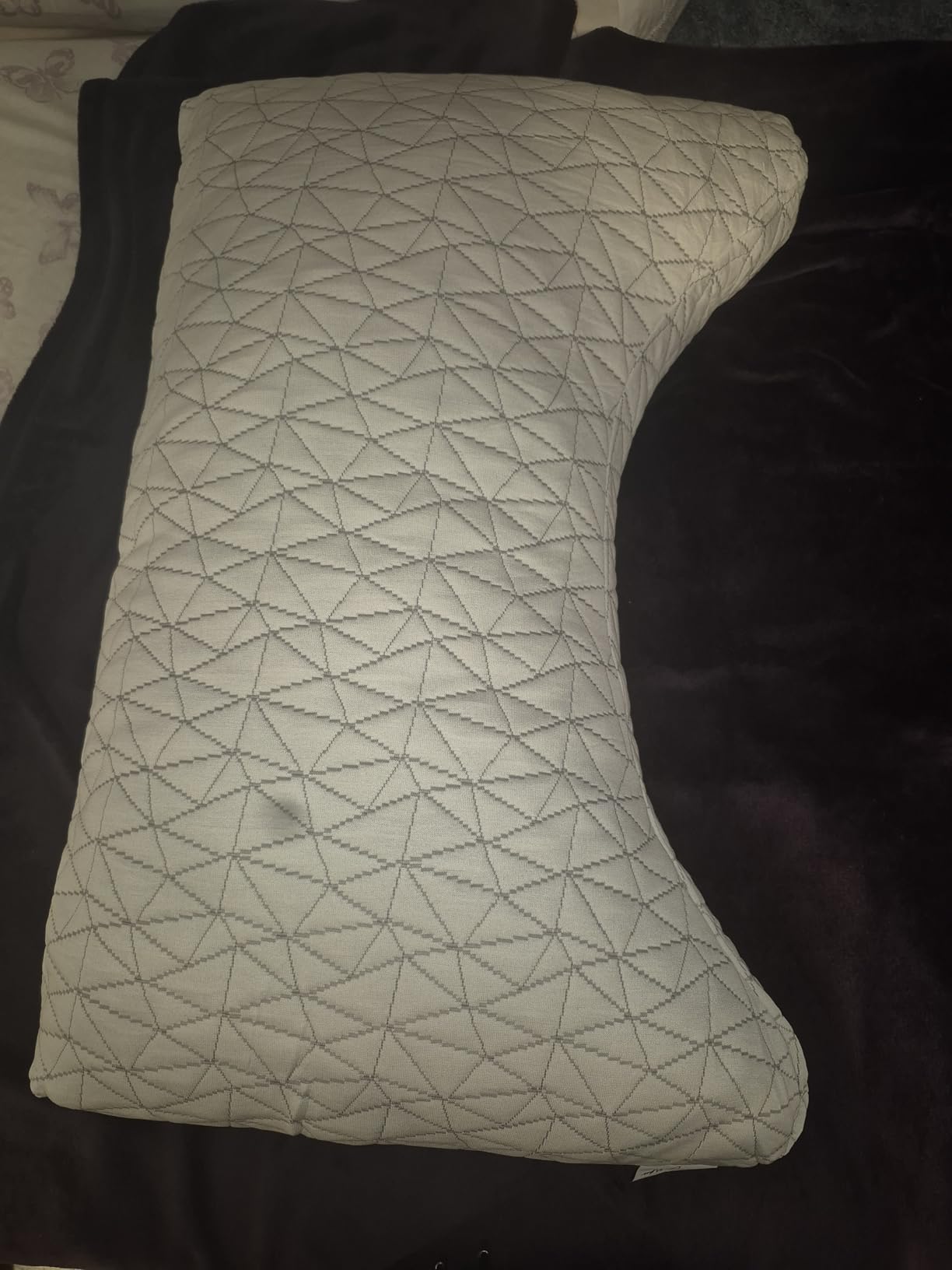 Coop Home Goods Original Adjustable Pillow, Queen Size Bed Pillows for Sleeping, Cross Cut Memory Foam Pillows - Medium Firm Back, Stomach and Side Sleeper Pillow, CertiPUR-US/GREENGUARD Gold - Customer Photo 1