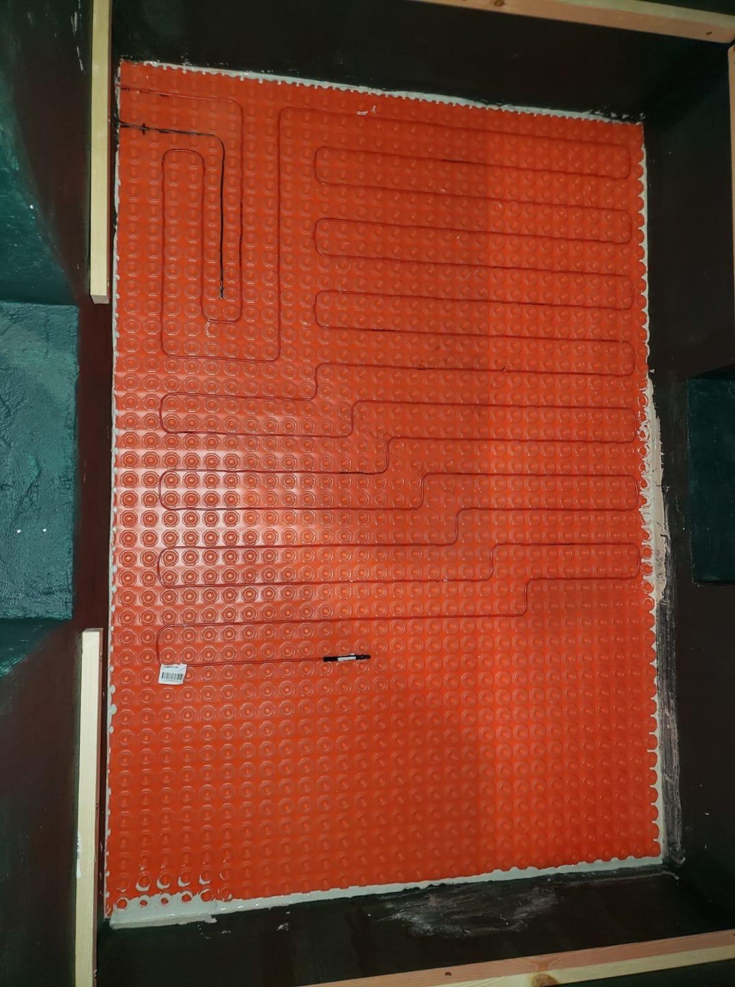 Electric Floor Heating System for Tile 50 sqft 120V 5Amps 600Watts-Heated Flooring System for Bathroom Floor Heating Kit Underfloor Comfort Heat 7Day/4Event Programmable GFCI Thermostat by Heatwave - Customer Photo 1
