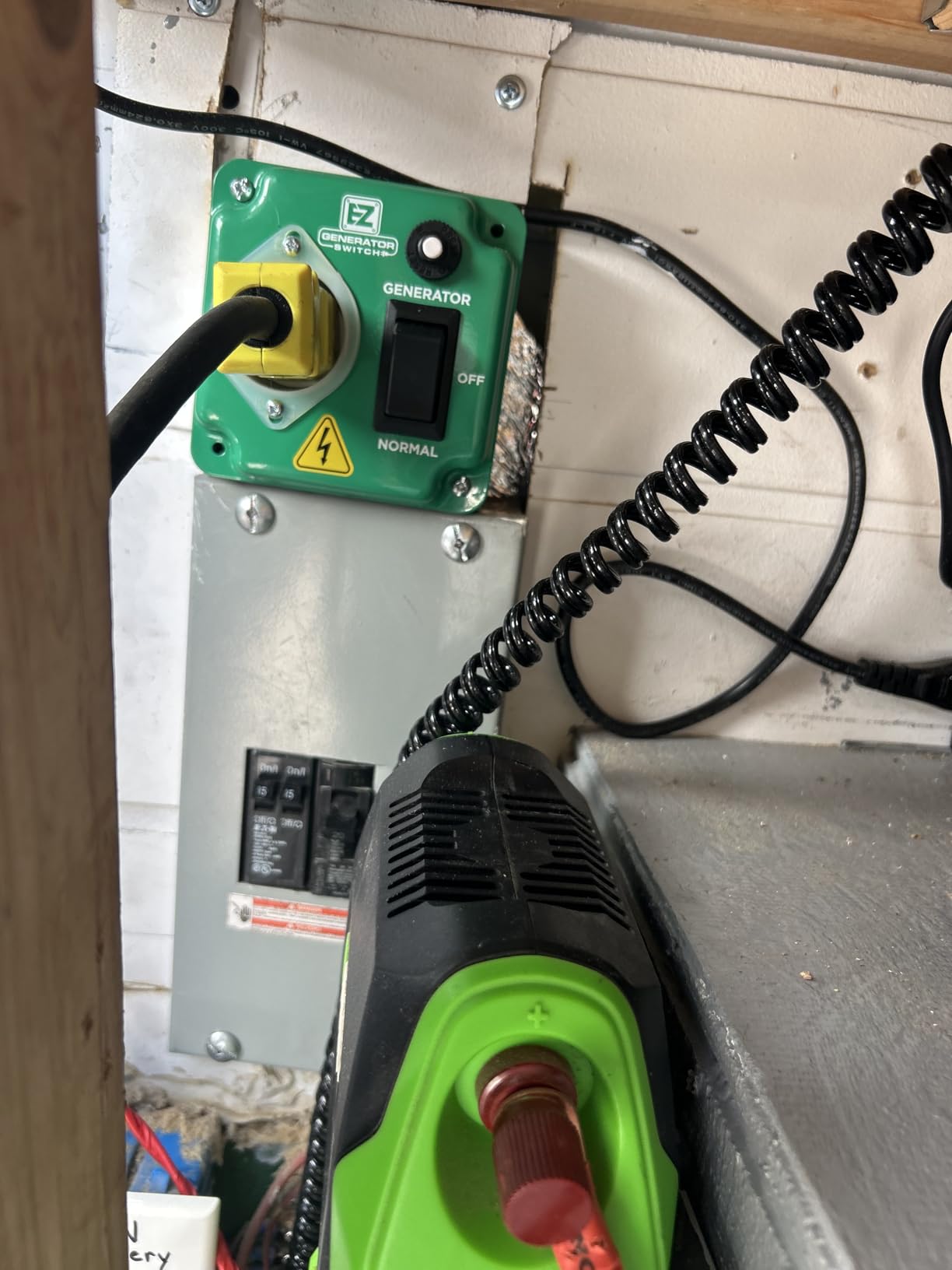 EZ GENERATOR SWITCH - The Original, Patented, UL/CSA Approved Manual Transfer Switch - Customer Photo 2