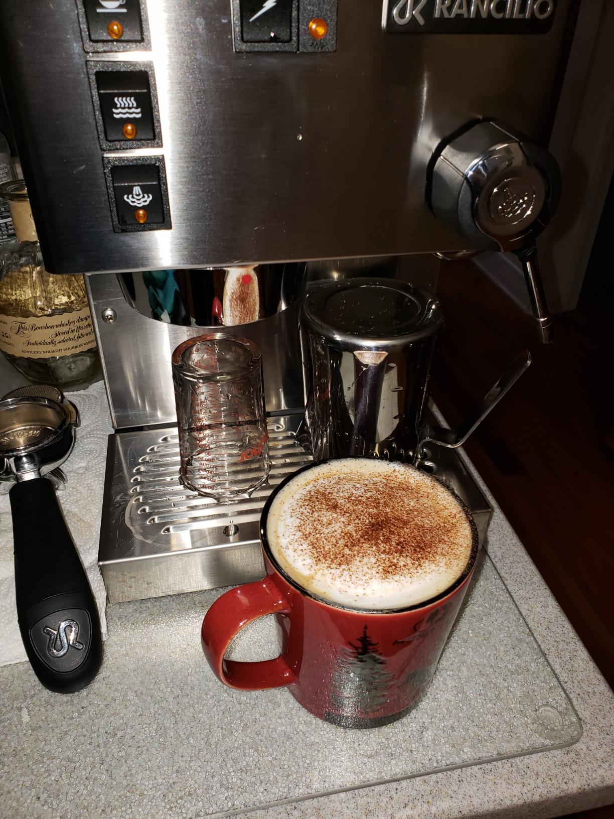 Rancilio Silvia Espresso Machine with Iron Frame and Stainless Steel Side Panels - Customer Photo 2
