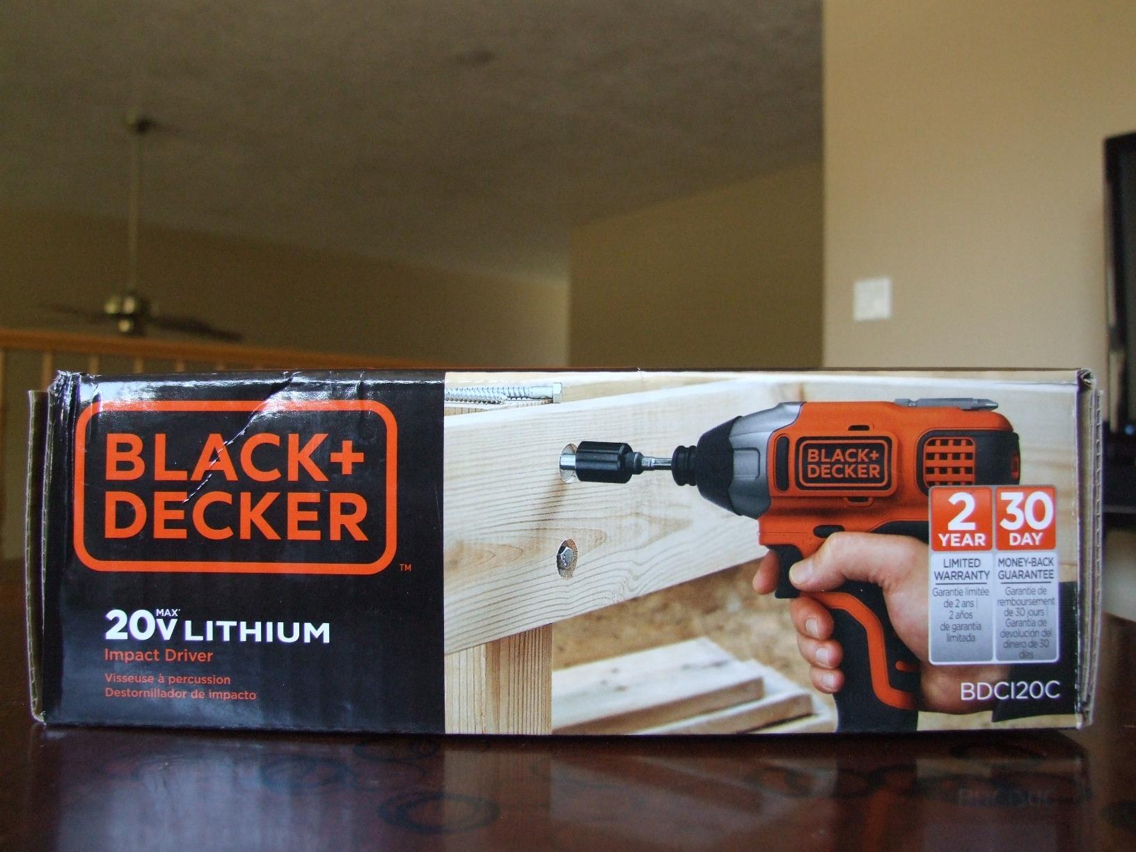 BLACK+DECKER 20V MAX* POWERCONNECT 1/4 in. Cordless Impact Driver Kit (BDCI20C) - Customer Photo 1